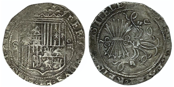 Cy02669.- REYES CATOLICOS  4 REALES 1469-1504 SEVILLA - VARIANTE.