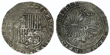 Cy02669.- REYES CATOLICOS  4 REALES 1469-1504 SEVILLA - VARIANTE.