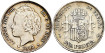 Cy16673e.- ALFONSO XIII 1 Peseta 1893 (18-93) PGV- MBC+