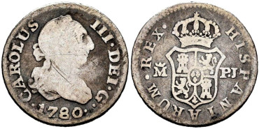 Cy10421.-CARLOS III - 1/2 Real 1780 Madrid P.J.- RC