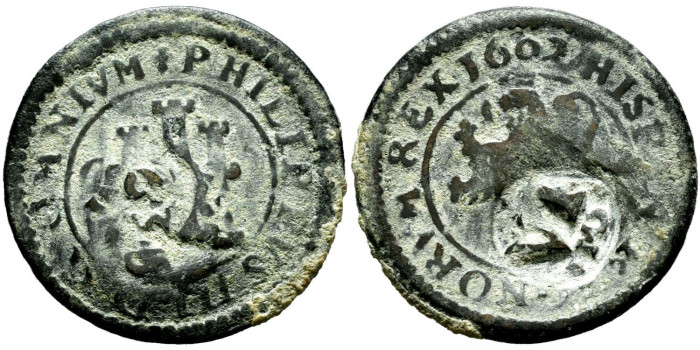 Cy04993.- FELIPE IV -  4 Maravedí 1602 Cuenca  - MBC