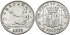 Cy16513f.- G.P Y I REPUBLICA  2 Pesetas 1869 (---69) S.N.M.- MBC+