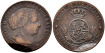 Cy15700.-ISABEL II - 1 Centimo de Escudo  Segovia - MBC ERROR