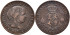 Cy15793.-ISABEL II - 2 1/2 Centimo de escudo 1867 Jubia OM- MBC