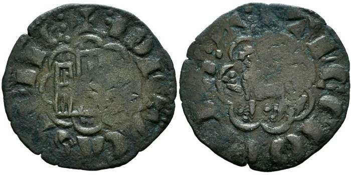 ALFONSO X de CASTILLA Y LEON  1252/1284 .-  Noven -  dos puntos