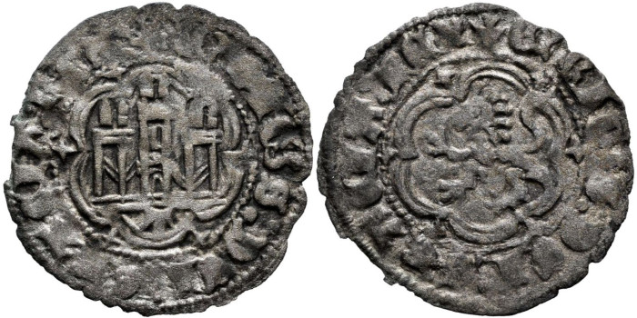 ENRIQUE III de CASTILLA Y LEON 1390/1406 .-  Blanca, Toledo