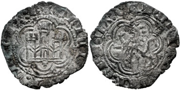 ENRIQUE III de CASTILLA Y LEON 1390/1406 .-  Blanca, Toledo