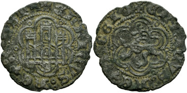 ENRIQUE III de CASTILLA Y LEON 1390/1406 .-  Blanca, Sevilla