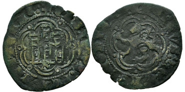 ENRIQUE III de CASTILLA Y LEON 1390/1406 .-  Blanca, Sevilla