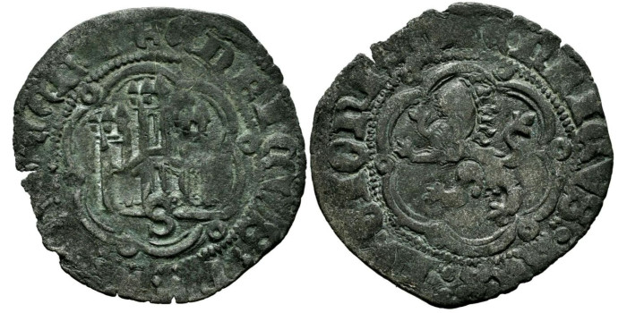 ENRIQUE III de CASTILLA Y LEON 1390/1406 .-  Blanca, Sevilla