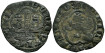 ENRIQUE III de CASTILLA Y LEON 1390/1406 .- 1/2  Blanca, Burgos