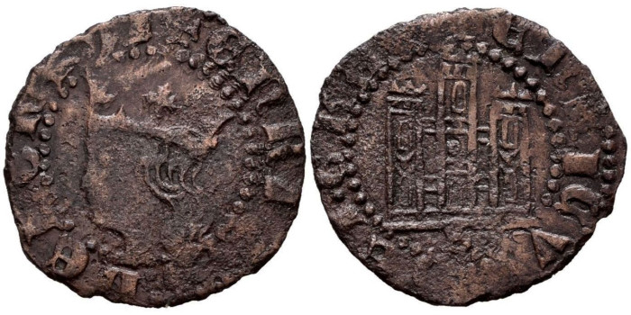 ENRIQUE III de CASTILLA Y LEON 1390/1406 .- Cornado, Sevilla