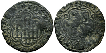 JUAN II de CASTILLA Y LEON 1406/1454 .-  Blanca, Burgos