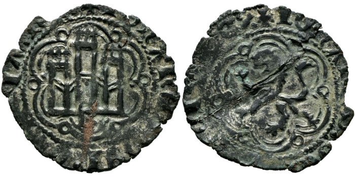 JUAN II de CASTILLA Y LEON 1406/1454 .-  Blanca, Burgos
