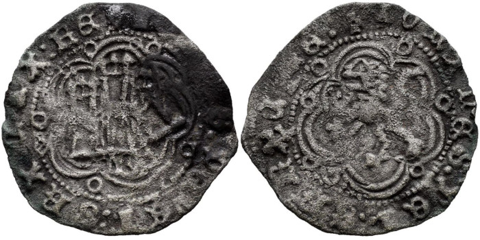 JUAN II de CASTILLA Y LEON 1406/1454 .-  Blanca, Sevilla