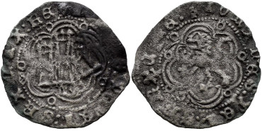 JUAN II de CASTILLA Y LEON 1406/1454 .-  Blanca, Sevilla