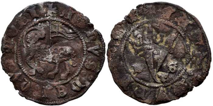 JUAN I de CASTILLA Y LEON 1379/1390 .-  Blanca, Burgos