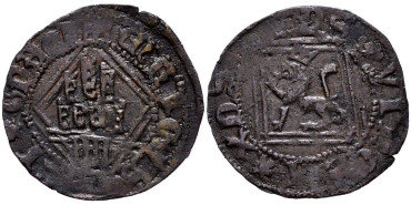 ENRIQUE IV de CASTILLA Y LEON 1454/1474 .-  Dinero, Sevilla