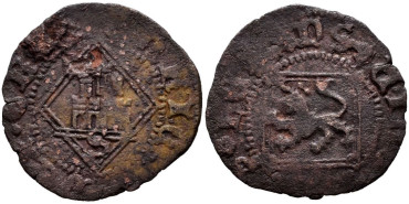 ENRIQUE IV de CASTILLA Y LEON 1454/1474 .-  Dinero, Sevilla
