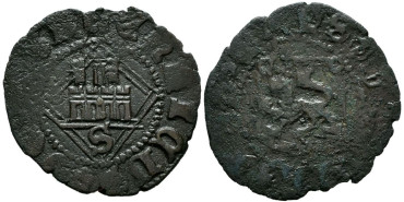 ENRIQUE IV de CASTILLA Y LEON 1454/1474 .-  Dinero, Sevilla