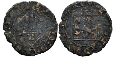 ENRIQUE IV de CASTILLA Y LEON 1454/1474 .-  Dinero, Burgos
