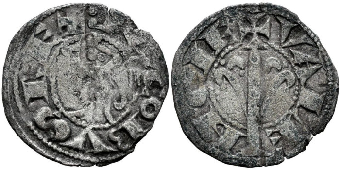 JAIME I de ARAGON Y CATALUÑA 1213/1276 .-  Dinero Valencia