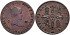 Cy15670K.- ISABEL II 2 Maravedis 1843 Segovia. SC