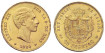 ALFONSO XII - 25 Pesetas gold 1880 (18-80) MSM.  SC-