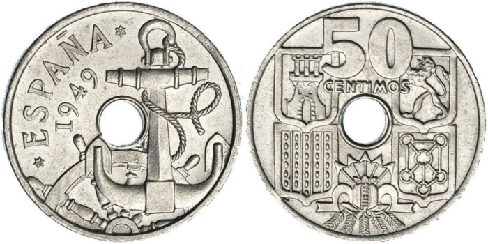 Cy16945  50 Ctm 1949/ E-51. SC