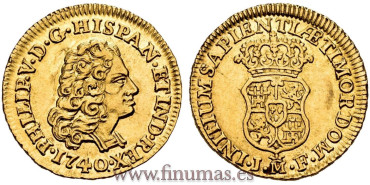 Cy08956.- FELIPE V 1 ESCUDO 1740 MADRID J.F.