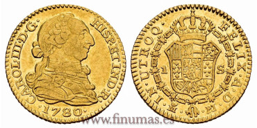 Cy11511.- CARLOS III 1 ESCUDO 1780 MADRID P.J.