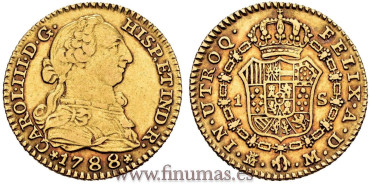 Cy11577.- CARLOS III 1 ESCUDO 1788 MADRID M