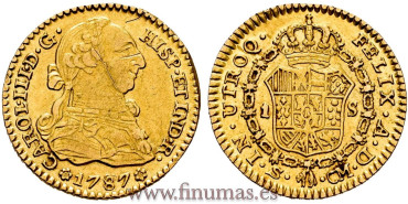Cy11568.- CARLOS III 1 ESCUDO 1787 SEVILLA C.M. 