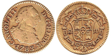 Cy11400.- CARLOS III 1/2 ESCUDO 1783 MADRID J.D.