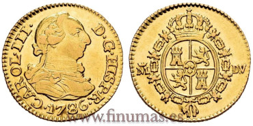 CY11406.- CARLOS III 1/2 ESCUDO 1786 MADRID