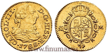 CY11411.- CARLOS III 1/2 ESCUDO 1788 MADRID M.
