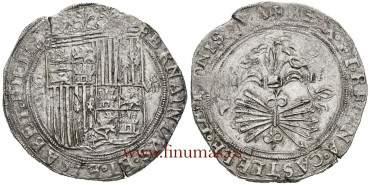 Cy02699.- REYES CATOLICOS  8 REALES 1469-1504 SEVILLA D.