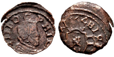 Cy04976.- FELIPE IV 2 Maravedis 1664 Madrid o Cuenca 