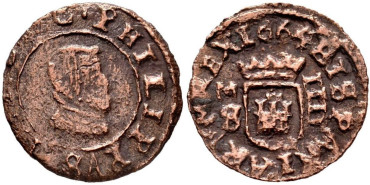Cy04985.- FELIPE IV 4 Maravedis 1664 Madrid S