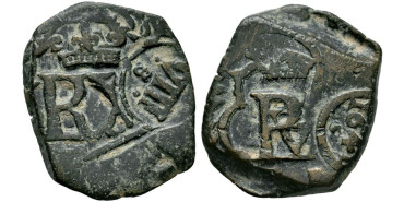 Cy05078.- FELIPE IV 8 Maravedis 1641 Sevilla Resellada