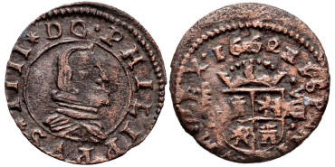 Cy05153a.- FELIPE IV 8 Maravedis 1662 Madrid Y