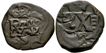 Cy05090.- FELIPE IV 8 Maravedis  Resellada a XII