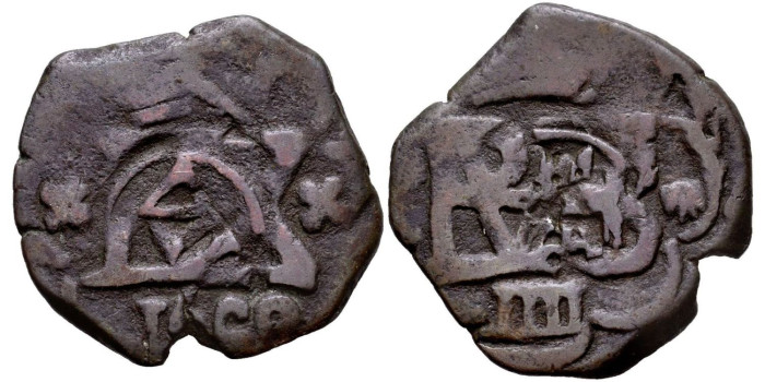 Cy04993.- FELIPE IV 8 Maravedis  Resello