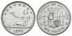 Cy16510h.- G.P. y REPUBLICA 1 Peseta 1870 (18-70) S.N.M. EBC-