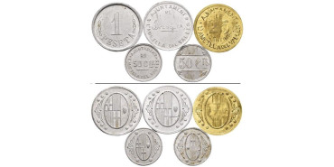 Cy16775E.- Ayuntamiento De Làmetlla Del Valles- Completa 5 monedas