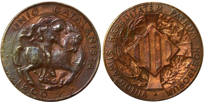 UC5c.- UNION CATALANISTA 5 Centimos 1900 - MBC