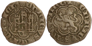 ENRIQUE III de CASTILLA Y LEON 1390/1406 .-  Blanca.  Sevilla