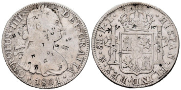 copy of Cy13113.-CARLOS IV - 8 Reales 1802 Potosi P.P.- EBC+