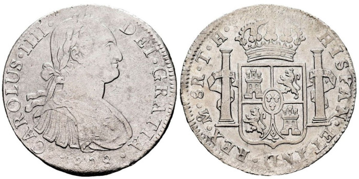 copy of Cy13153.-CARLOS IV - 8 Reales 1808 Lima J.P. - MBC