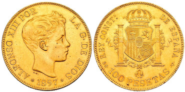 copy of Cy16713.- ALFONSO XIII  20 pts 1904 *19*04 Madrid.  SC. ORO